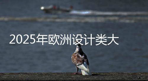 2025年欧洲设计类大学排名榜单